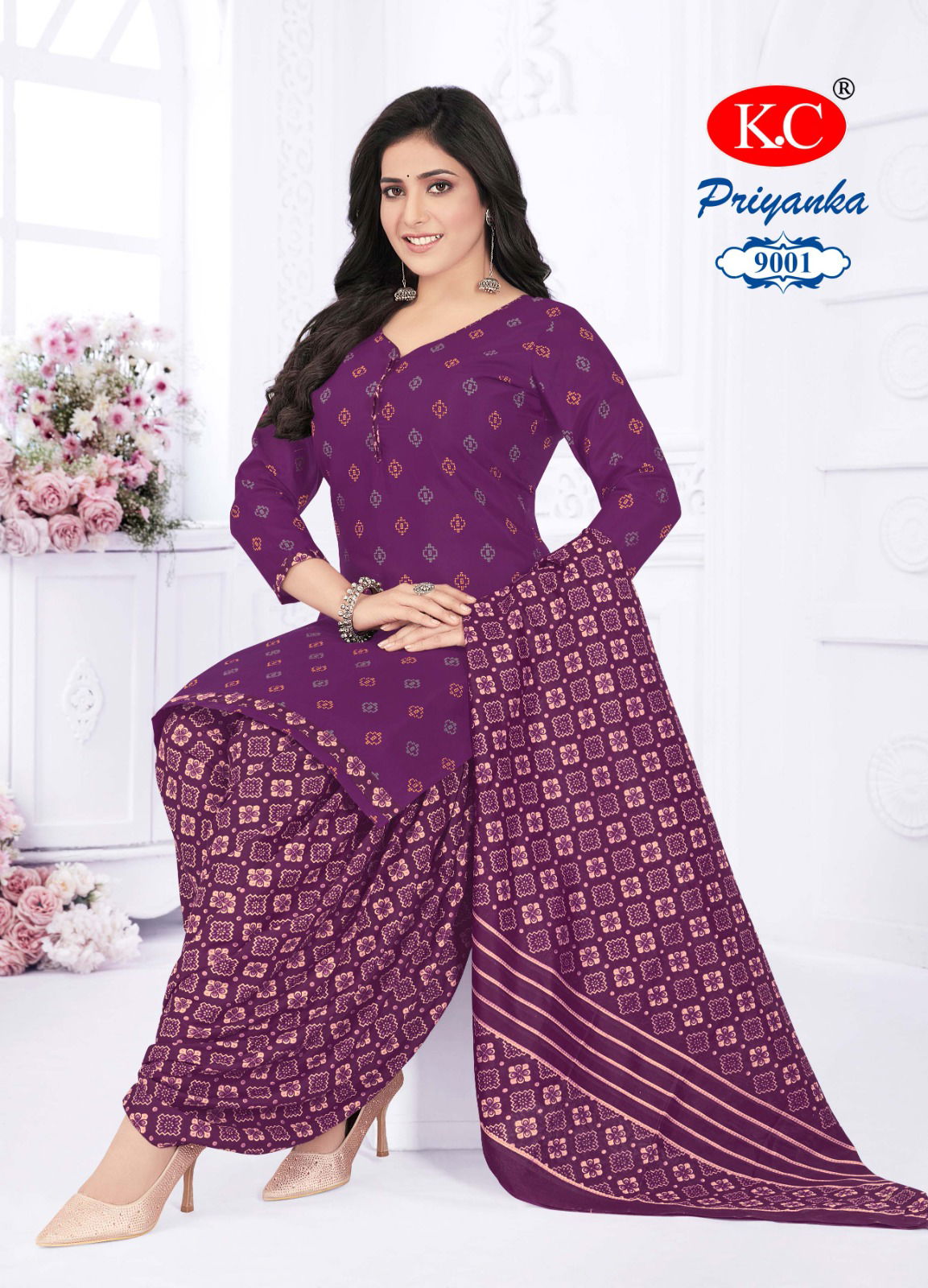 Priyanka Vol 9 By Kc Cotton Printed Readymade Dress Wholesale Shop In Surat
